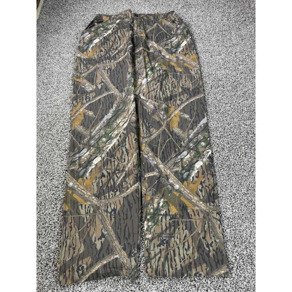 Vintage Y2K Mossy Oak Camo Cargo Pants Men's Size Large Green Outdoor